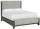 Magnussen Home® Plum Creek Elite Dove/Ravenwood Black King Upholstered Panel Headboard-2