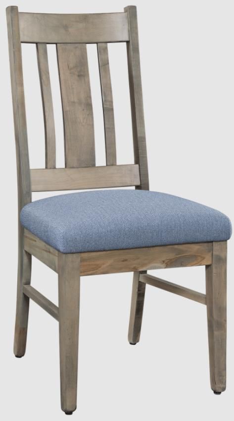 Urban Collections by Yutzy Woodworking Jackson Light Blue/Taupe Ashburn Side Dining Chair-0