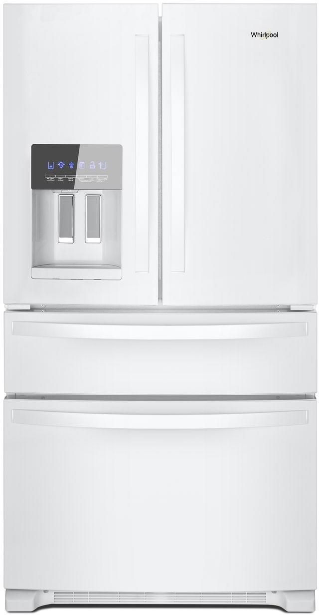 Whirlpool® 36 in. 24.5 Cu. Ft. White Freestanding French Door Refrigerator-0