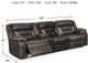 Signature Design by Ashley® Kincord 2-Piece Midnight Power Reclining Small Spaced Sectional-1