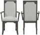 New Classic® Home Furnishings Lisbon Gray Dining Arm Chair-5