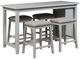 Liberty Furniture Brook Creek 5-Piece Gray Counter Height Dining Set-0