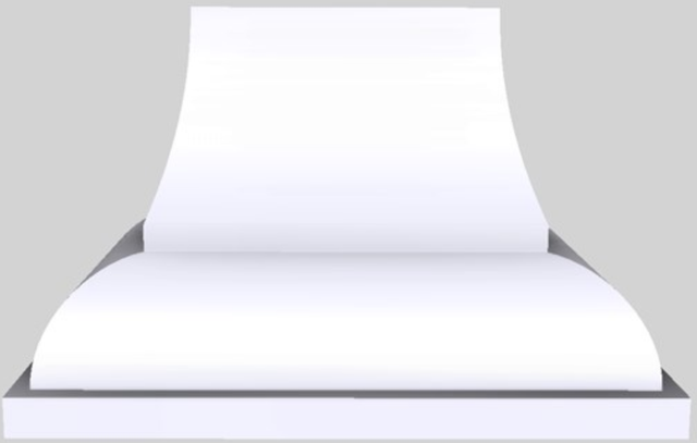 Vent-A-Hood® Designer Series 48" White Wall Mounted Range Hood-0