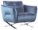 Furniture of America® Civellutino Light Blue Accent Chair-0