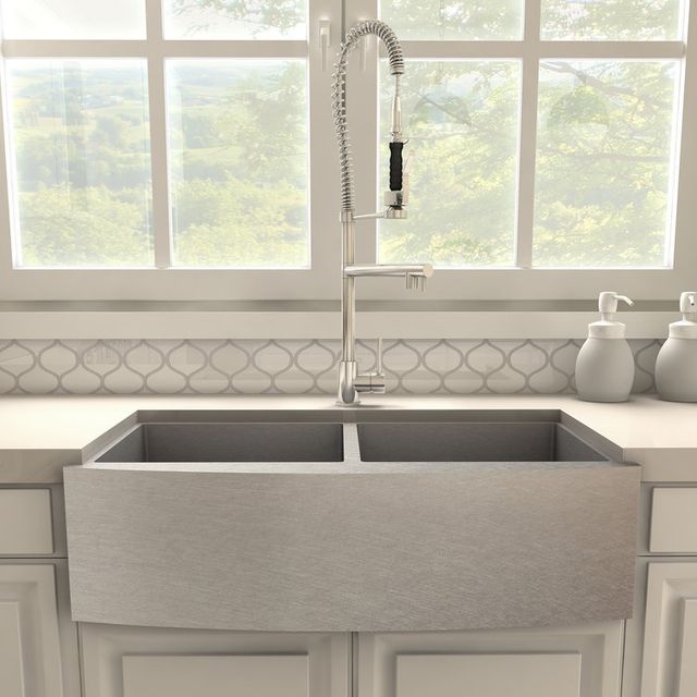 ZLINE Van Gogh Chrome Pull Down Spring Kitchen Faucet with Pot Filler-4