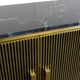 StyleCraft Black/Gold Fluted Sideboard -2