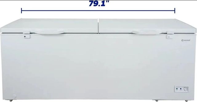Element® 80" 21 Cu. Ft. White Chest Freezer-3