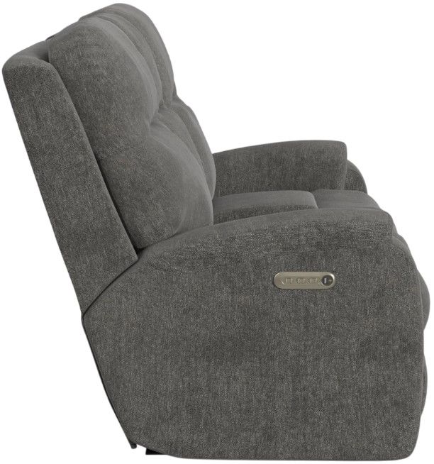 Flexsteel® Customizable Penn Power Reclining Loveseat with Console and Power Headrests and Lumbar-3