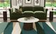 Elements International Sylvie 3-Piece White Faux Marble Top Occasional Table Set with Dark Brown Base-1