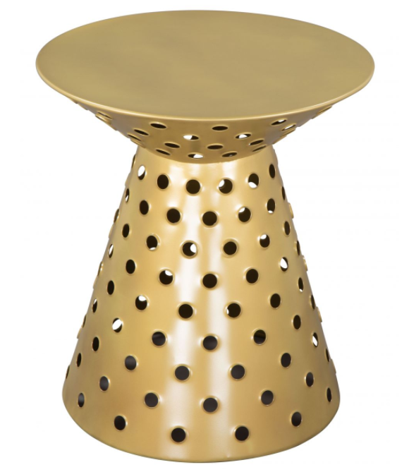Zuo® Modern Proton Gold Side Table-0