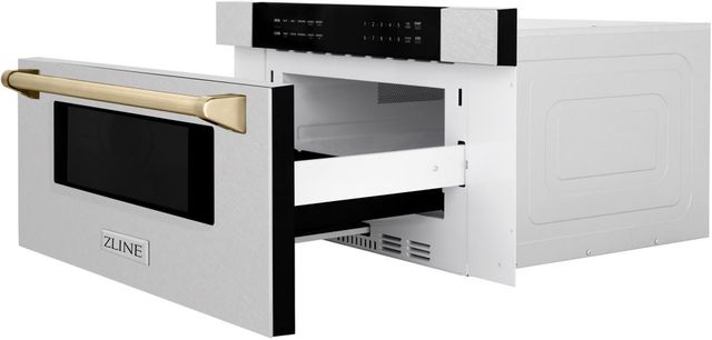 ZLINE Autograph Edition 1.2 Cu. Ft. Stainless Steel Microwave Drawer -1