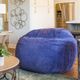 CordaRoy's® Original Navy Corduroy King Bean Bag Chair-3