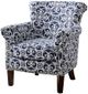 Olliix by Madison Park Navy Brooke Tight Back Club Chair-3