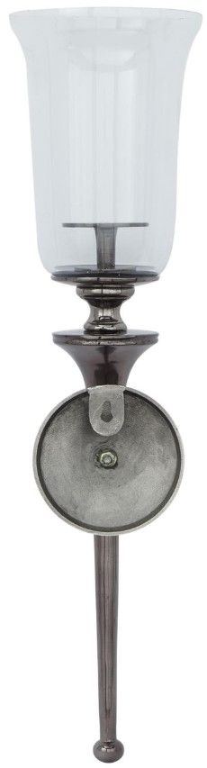 Deco Marche Black Single Candle Wall Sconce-2
