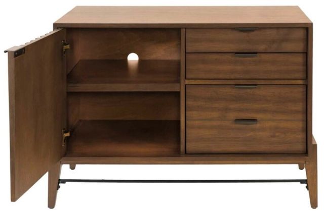 Martin Furniture Delray Brown TV Stand with File Drawer Cabinet-3