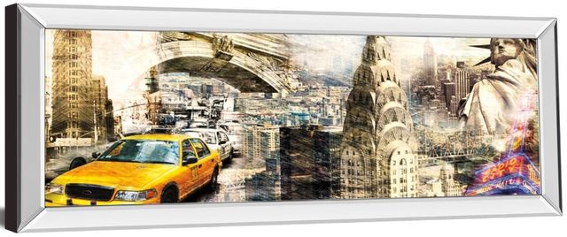 Classy Living Sola B. Downtown New York 42"W Wall Art-3