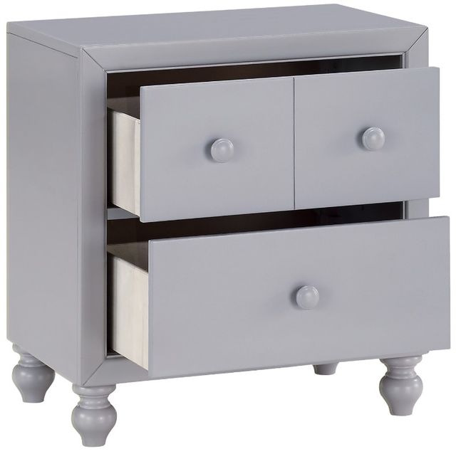 Homelegance® Wellsummer Gray Nightstand-3