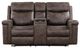 New Classic® Home Furnishings Quade Mocha Dual Power Reclining Loveseat-2