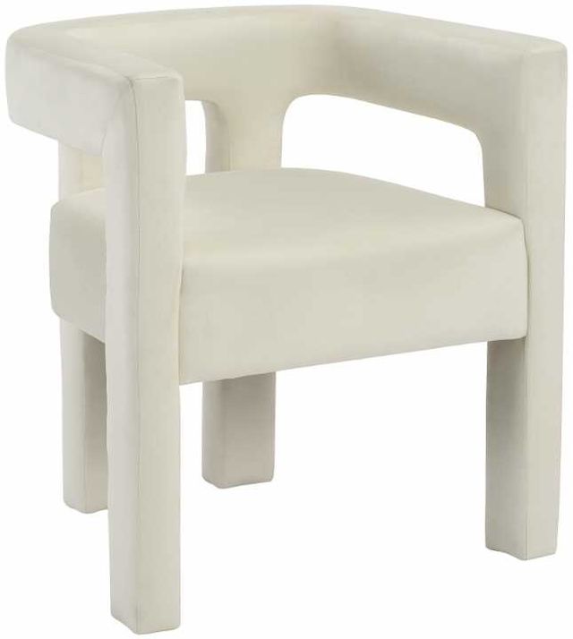 Meridian Furniture Athena Cream Dining Arm Chair-0