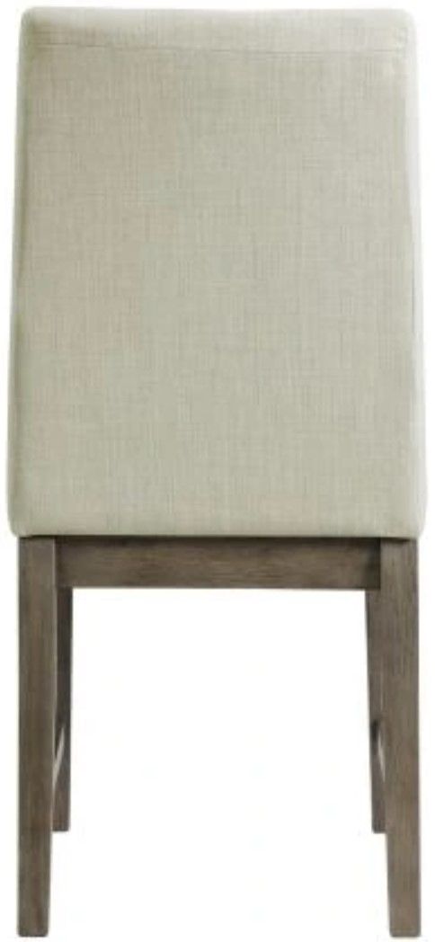 Elements International Dapper Gray Dining Side Chair-2