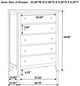Coaster® Carlton 5-Piece Cappuccino Youth Twin Panel Bedroom Set-5