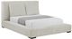 Legends Home Lotus Marcus Alabaster Queen Upholstered Platform Bed-0
