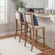 Linon Emerson Natural Upholstered Bar Stool-1