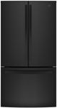 GE® 36" 27.0 Cu. Ft. Black French Door Refrigerator-0