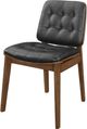Coaster® Redbridge 2-Piece Black/Natural Walnut Side Chairs-1