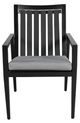 CabanaCoast® Customizable Studio Aluminum/Fabric Outdoor Dining Arm Chair-1