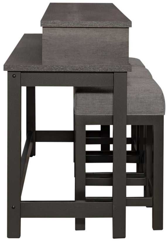 Liberty Furniture Tanners Creek 4-Piece Gray/Graystone Console Table Set-3