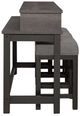 Liberty Furniture Tanners Creek 4-Piece Gray/Graystone Console Table Set-3