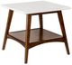 Olliix by Madison Park White/Pecan Parker End Table-0