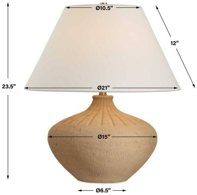 Uttermost® Eldon Brown Table Lamp-2