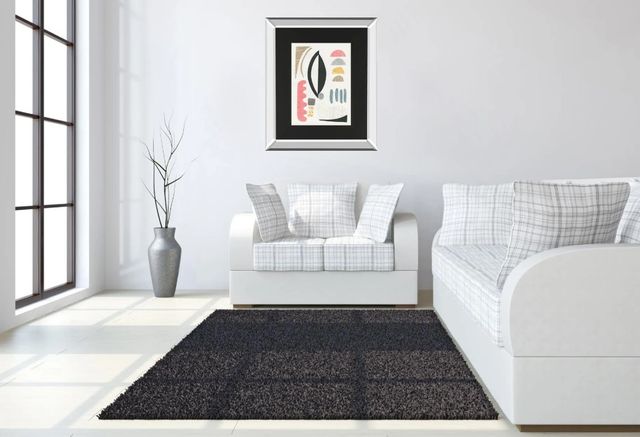 Classy Art Mixed Shapes II By Courtney Prahl Mirror Framed Wall Art-2