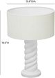 TOV Furniture Rapunzel Cream/White Table Lamp-2