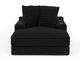 iAmerica Marshmallow Black Chaise-3