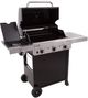 Char-Broil® Performance Series™ 3-Burner  Black with Stainless Steel Freestanding Natural Gas Grill-1