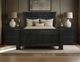 International Furniture Direct Dark Terra Chocolate Nightstand-1