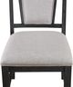 Crown Mark Stevens 2-Piece Black/Gray Dining Side Chair Set-4