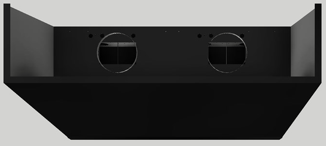 Vent-A-Hood® 48" Black Wall Hood-2