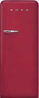 Smeg 24" 9.5 Cu. Ft. Matte Ruby Red Compact Refrigerator-0