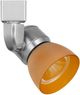 Cal® Lighting & Accessories Brushed Steel/Orange Track Light-0