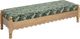 TOV Furniture Thelma Natural/Olive Green Leopard Jacquard Bench-4