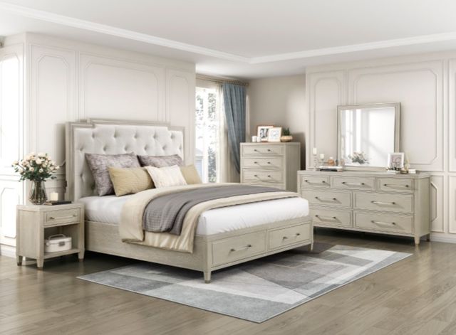 Homelegance® Genoa Light Oak Nightstand-1