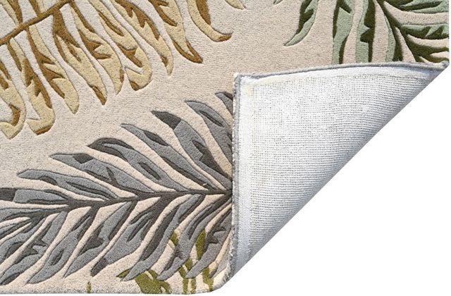 KAS Rugs Cove Ivory Ferns 5'x8' Area Rug-2