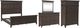 Liberty Furniture Paradise Valley 4-Piece Saddle Brown King Panel Bedroom Set-0