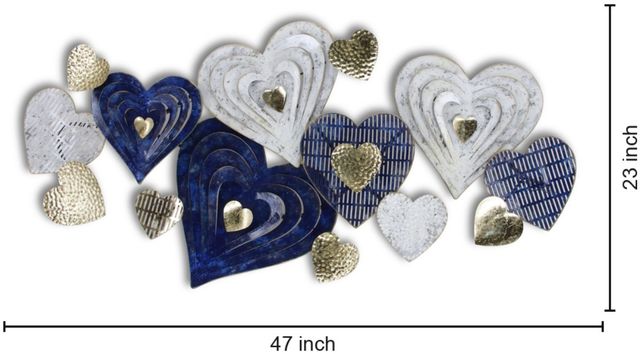 Classy Living Heart-Shaped Wall Decor-2
