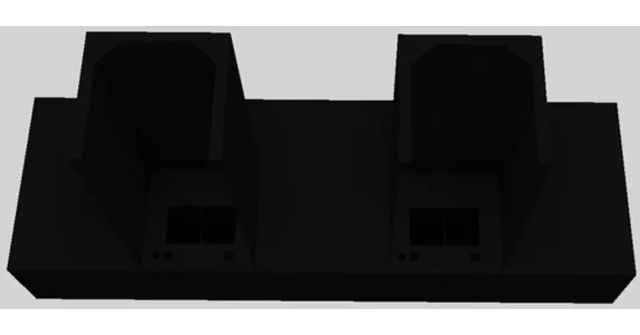 Vent-A-Hood® 66" Black Contemporary Wall Mounted Range Hood-1