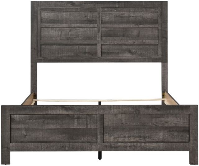 Mazin Furniture Beowulf Rustic Grey King Panel Bed -2